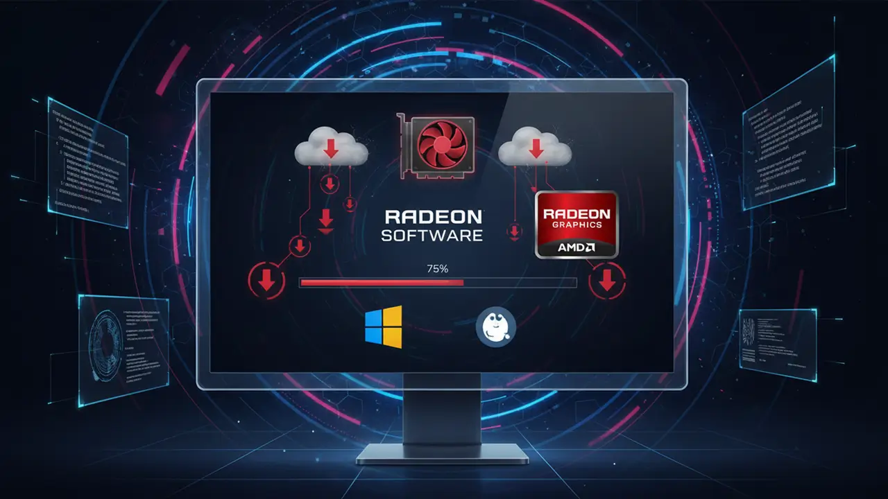 AMD Radeon driver update interface