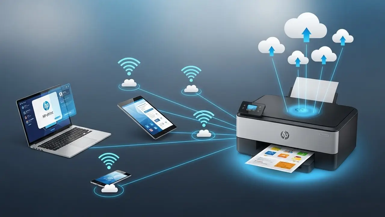 hp eprint software interface for wireless printing