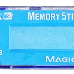 SanDisk Memory Stick PRO 256MB storage card on a white background